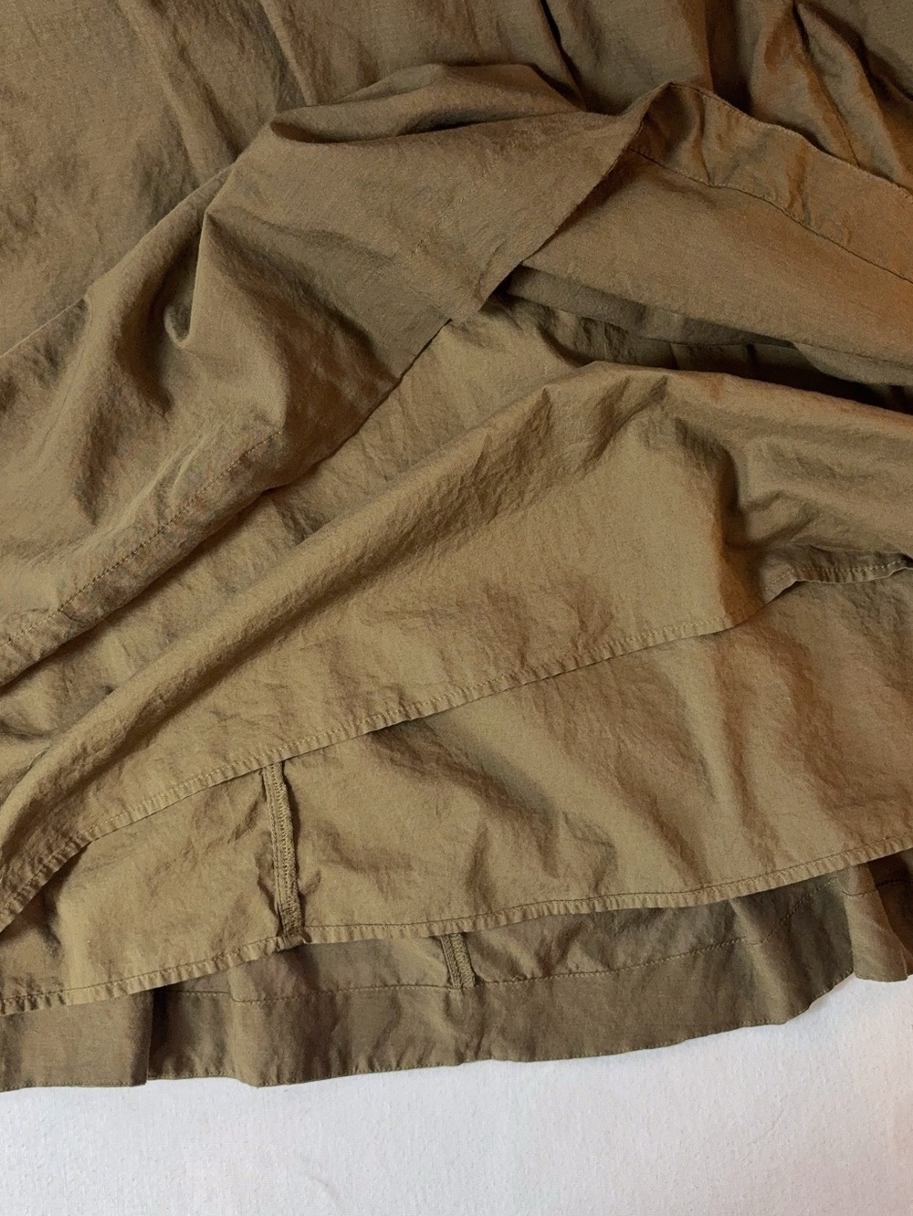 Treasure & Bond Olive Tiered Maxi Skirt - Size M - Excellent Condition - Picture 5 of 7
